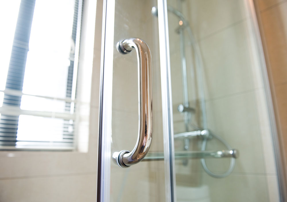 Glass shower door